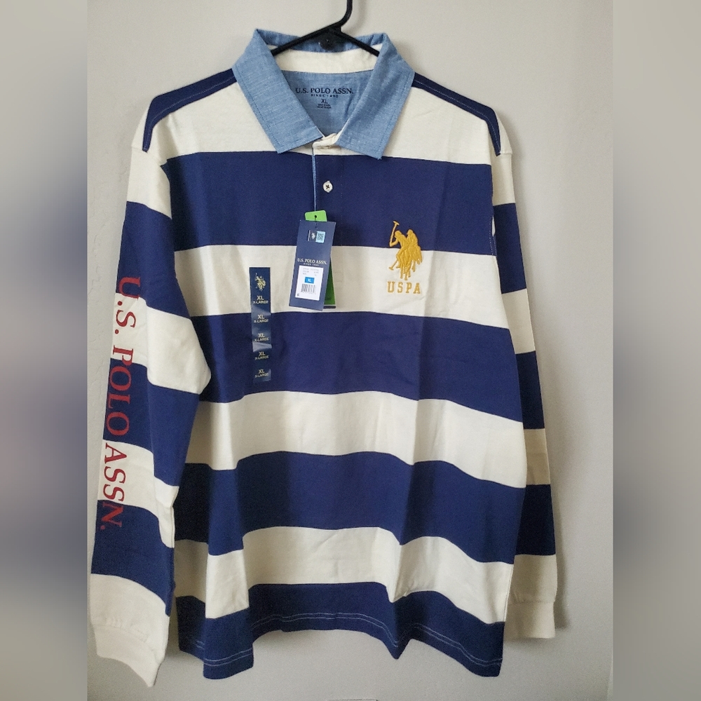 U.S. Polo Assn. Striped Logo Shirt